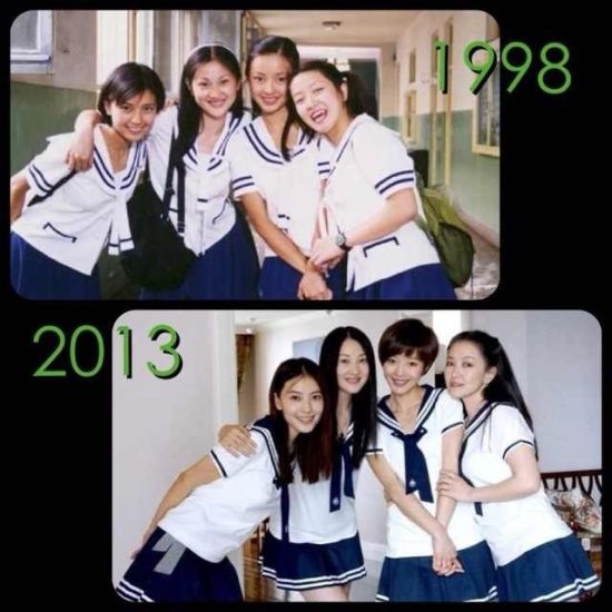 鹿晗《我去上學啦》花絮照曝光 易烊千璽宋慧喬吳亦凡等明星校服照盤點【組圖】