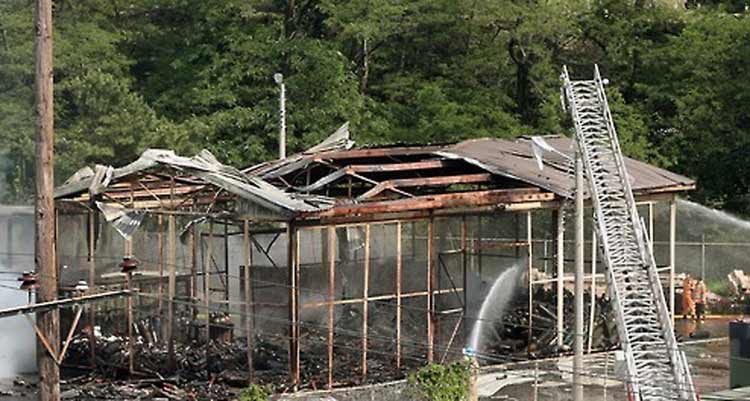 駐韓美軍部隊發生連環瓦斯爆炸事故（組圖）