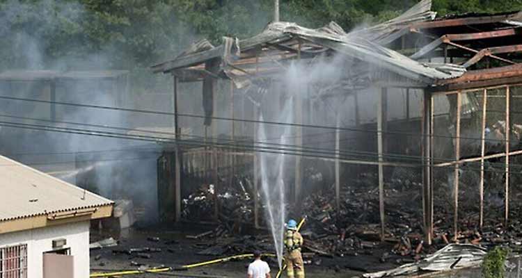駐韓美軍部隊發生連環瓦斯爆炸事故（組圖）