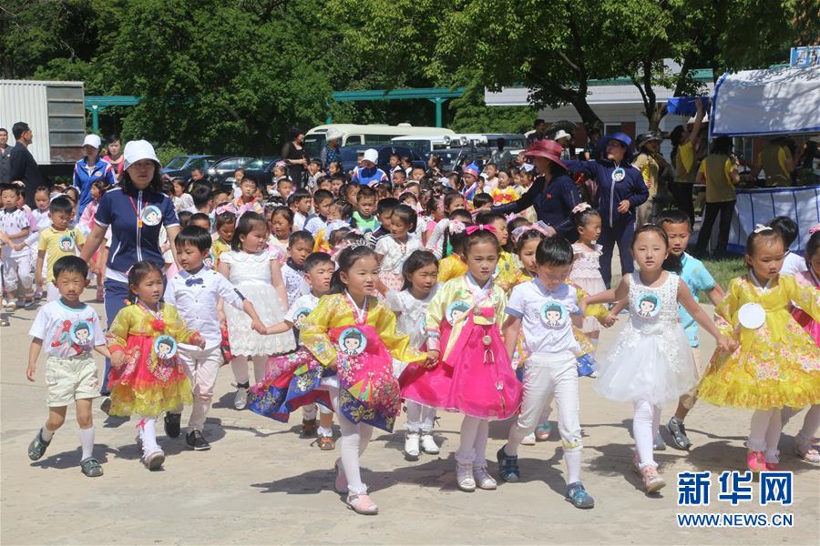朝鮮兒童歡度“六一”國際兒童節（組圖）