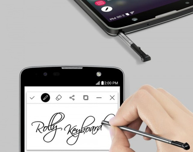 LG發布Stylus 2 Plus手機 金銀棕三色可選（組圖）