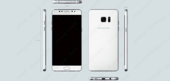 最大一次進化！三星Galaxy Note 6渲染圖曝光（組圖）