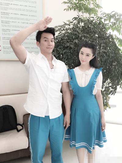 范冰冰李晨穿校服秀恩愛 宋仲基宋慧喬李敏鎬等韓星校服造型【組圖】