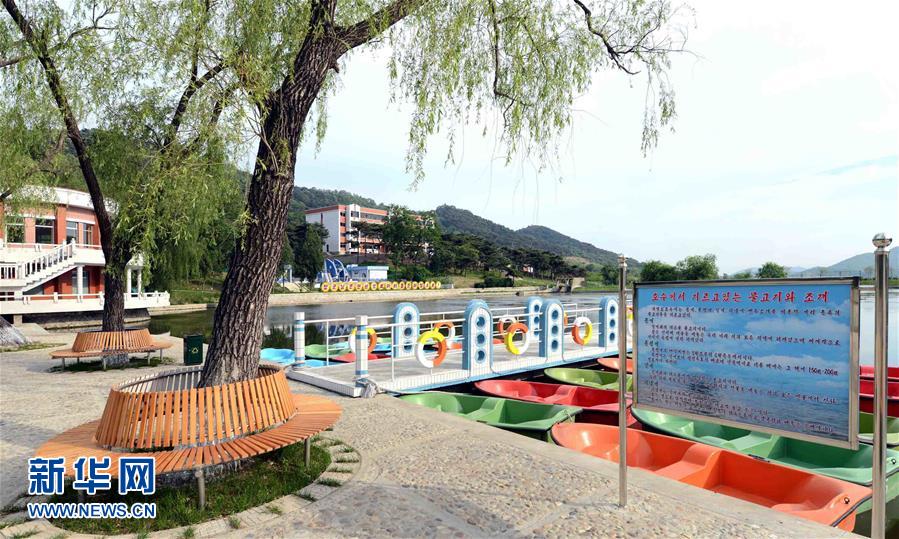 朝鮮萬景臺少年團夏令營改建工程竣工（組圖）