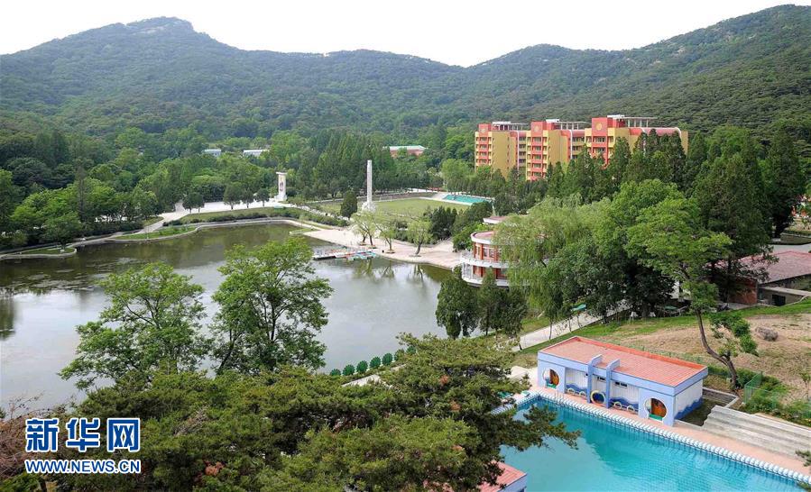 朝鮮萬景臺少年團夏令營改建工程竣工（組圖）