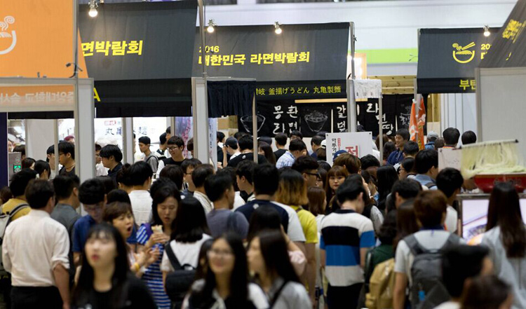韓國舉辦“2016拉面博覽會” 各國拉面讓人大飽口福（組圖） 