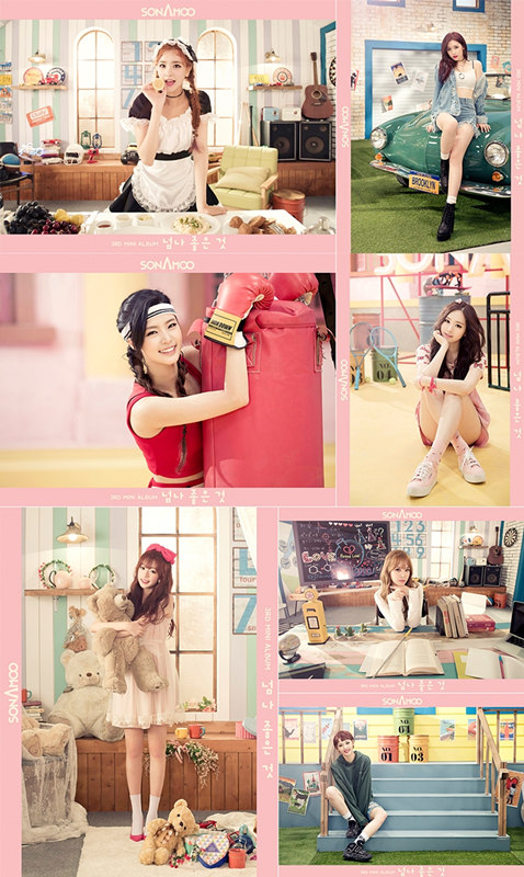 韓國女團sonamoo新專封面照曝光 化身芭比娃娃少女風十足【組圖】