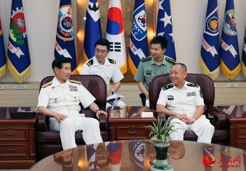 第二十二批護航編隊結束訪韓啟程回國(組圖)