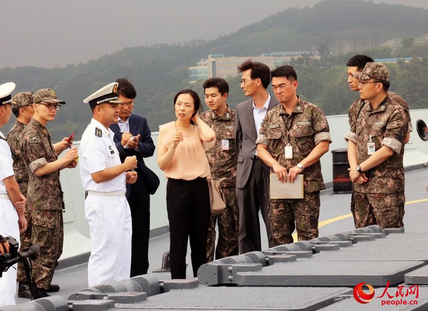 第二十二批護航編隊結束訪韓啟程回國(組圖)