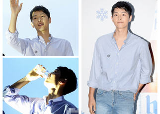 宋仲基帥氣亮相首爾街頭 干杯暢飲引眾人圍觀【組圖】