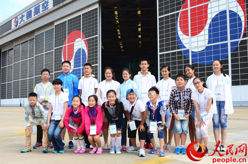 云南省青少年交流團參觀大韓航空 探索飛機背后的故事