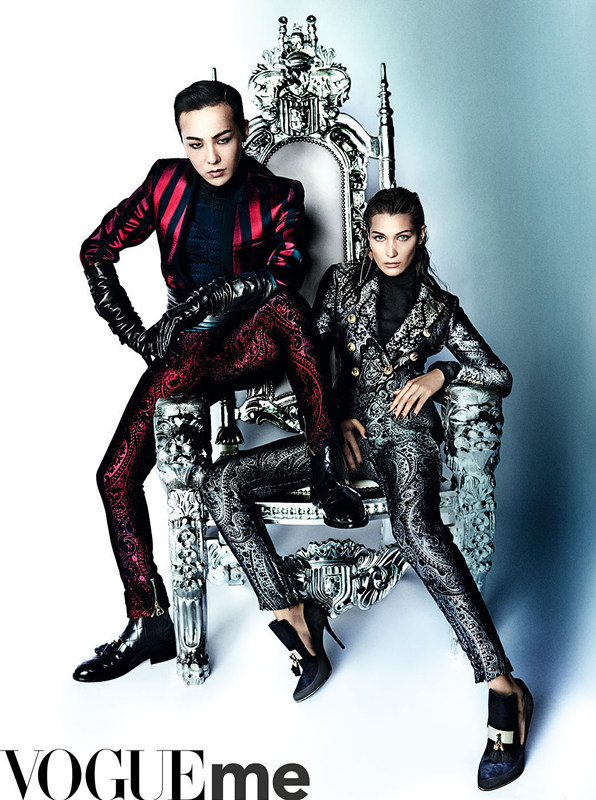 BIGBANG權志龍霸氣登雜志封面 搭超模展王者風范【組圖】