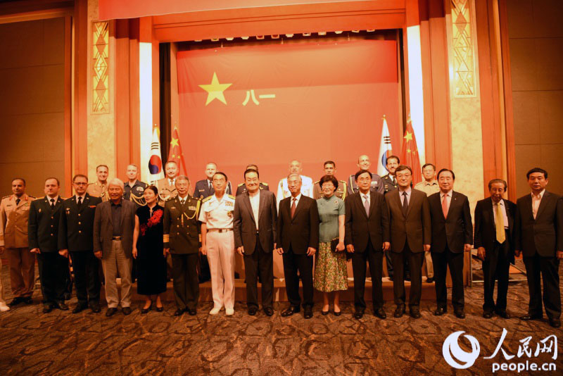 中國駐韓使館舉行“八一”建軍節招待會