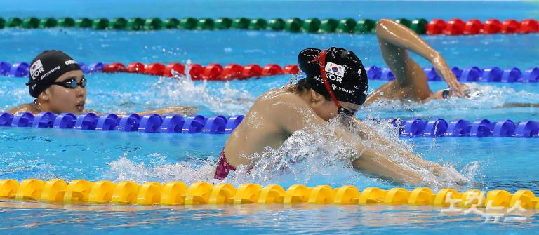 沖刺里約奧運！韓國游泳代表隊加緊訓練【組圖】