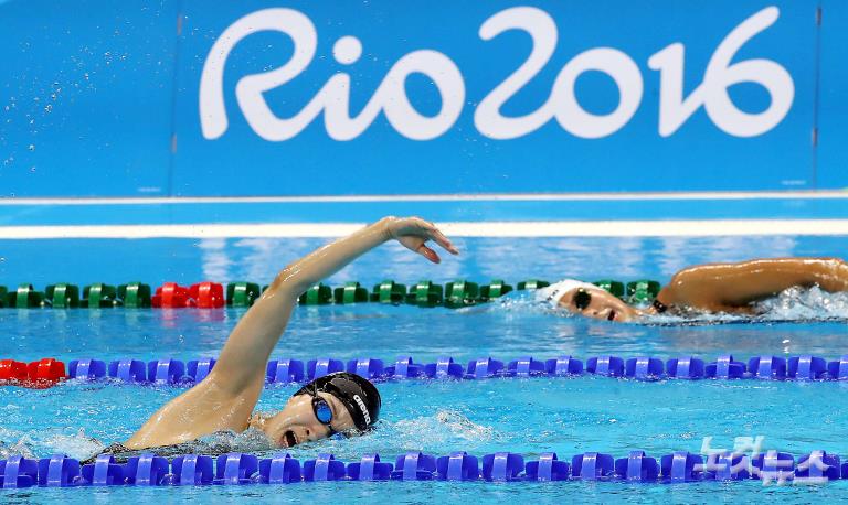 沖刺里約奧運！韓國游泳代表隊加緊訓練【組圖】