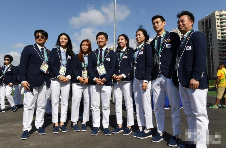 韓國正式入駐里約奧運村 儀式場上賓主盡歡【組圖】