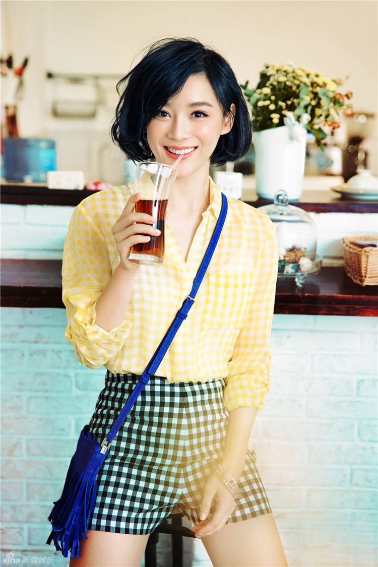 鄭爽短發美出新高度 盤點中韓女星驚艷短發造型【組圖】