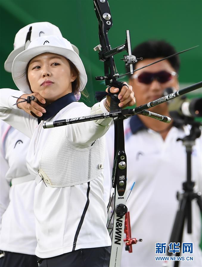 韓國隊女子射箭團體賽奪金 5比1戰勝俄羅斯（組圖）