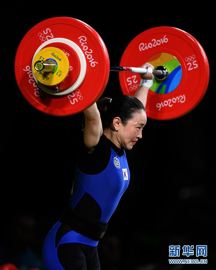 【里約奧運】舉重——女子53公斤級：韓國選手尹真熙獲季軍