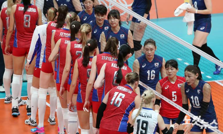 【里約奧運】女排小組賽：韓國負于俄羅斯