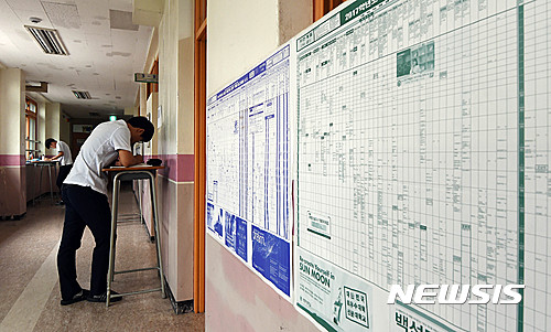 韓國高考倒計時：考生緊張備考 家長虔誠祈禱【組圖】