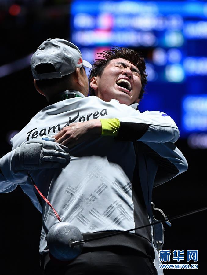 【里約奧運】男子重劍個人賽：韓國選手樸尚永奪冠（組圖）