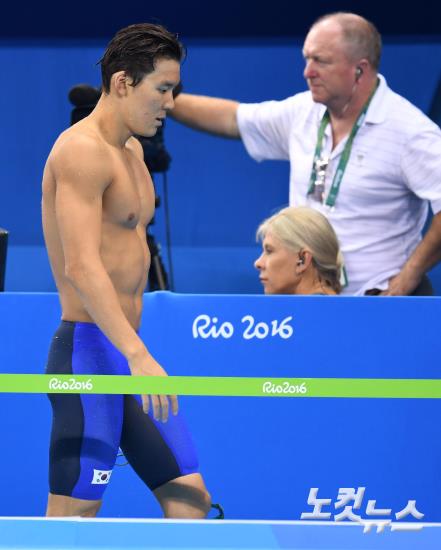 【里約奧運】韓國游泳名將樸泰桓100米自預賽黯然出局 難掩失落