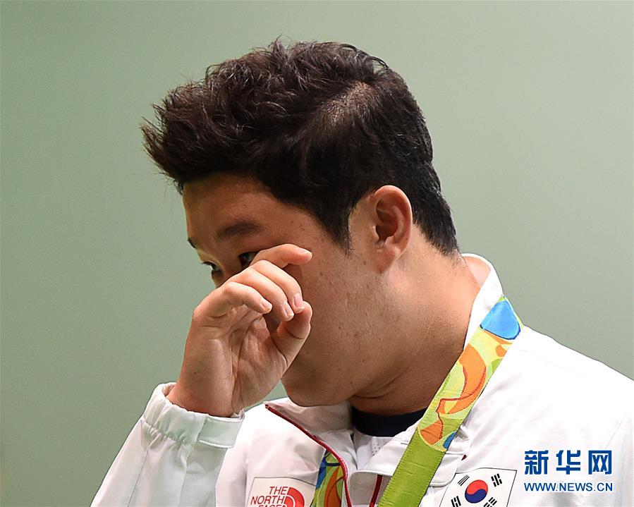 【里約奧運】男子50米手槍：韓國選手秦鐘午奪冠