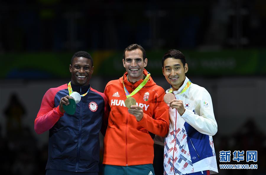 【里約奧運】男子佩劍個人賽：韓國選手金政煥獲得銅牌（組圖）