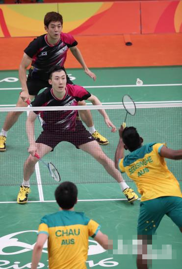 韓國李龍大柳延星擊敗澳大利亞隊 迎來羽毛球男雙“開門紅”【組圖】