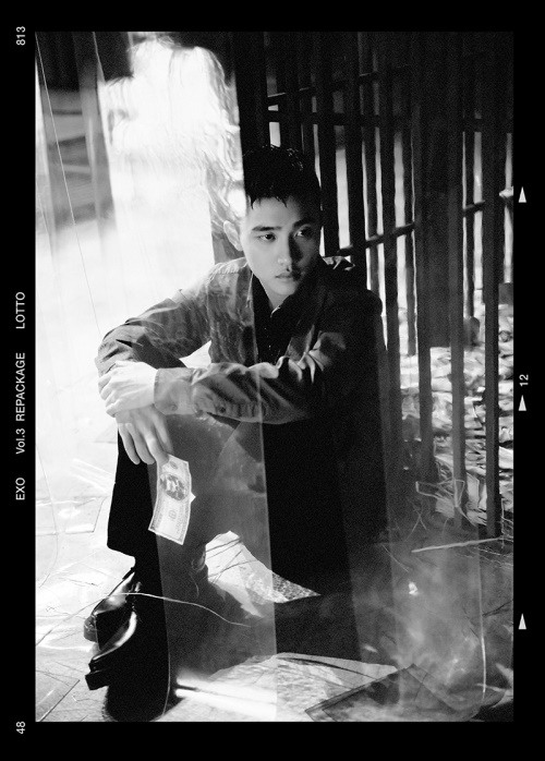 EXO新曲《Lotto》18日公開 張藝興世勛黑白預告照帥炸 【組圖】