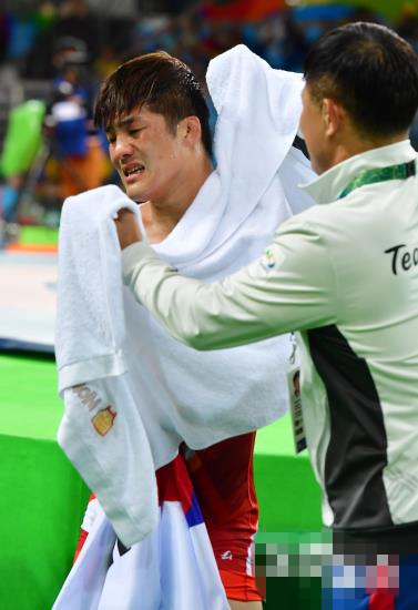 里約奧運古典式摔跤75公斤級比賽——韓國選手金炫雨獲得銅牌【組圖】