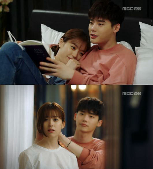 《W-兩個世界》有愛瞬間盤點 李鐘碩韓孝周“一言不合就kiss”【組圖】