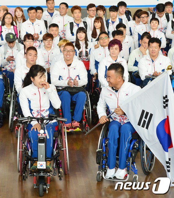 里約殘奧會開幕在即 韓國代表團成員陸續啟程【組圖】
