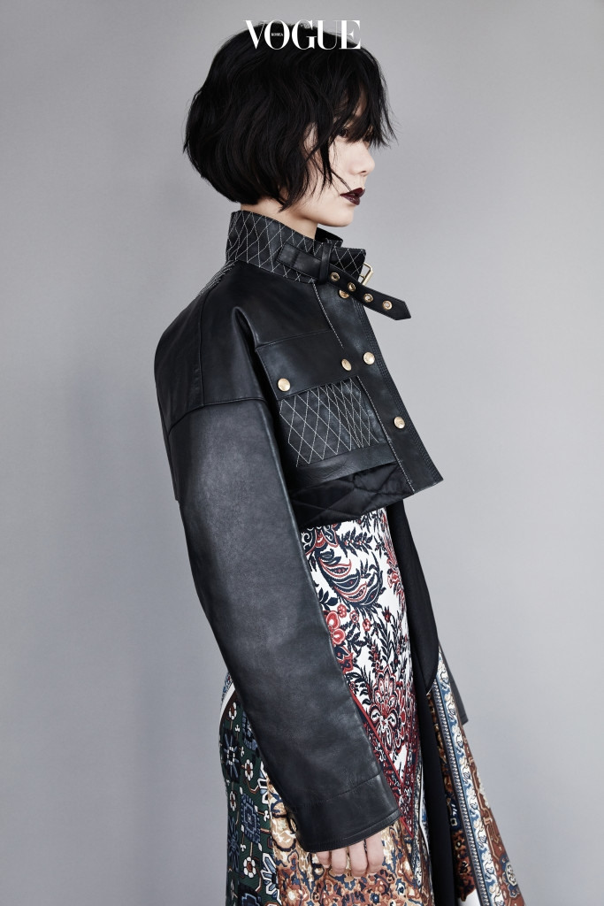 韓國影后裴斗娜寫真大片 黑唇妝時尚前衛【組圖】