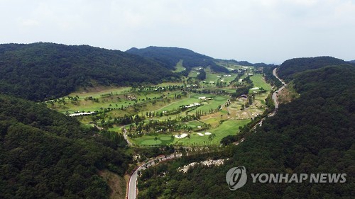 圖為星州高爾夫球場。圖片來源：韓聯社