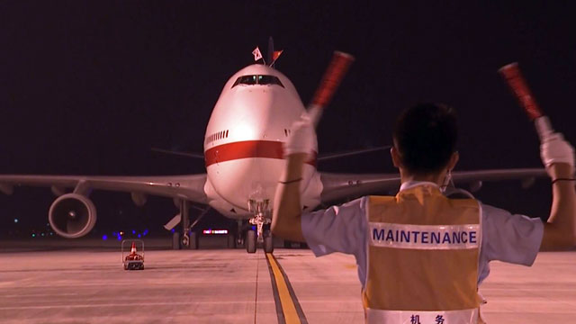 【G20杭州峰會】韓國總統樸槿惠專機頭頂中韓兩國國旗 萌萌噠（組圖）