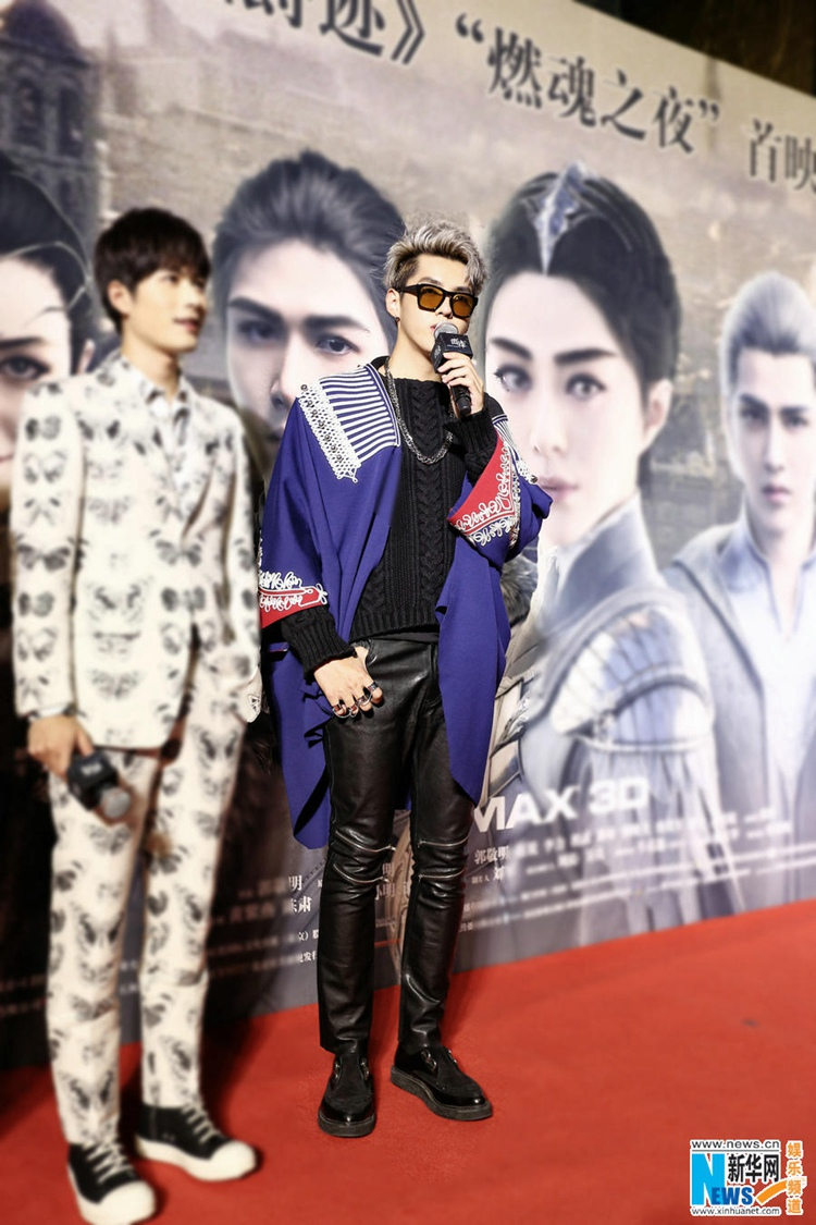 《爵跡》首映禮 吳亦凡銀發亮相表演獲肯定【組圖】