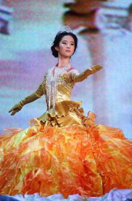 唐嫣參加金鷹節 金鷹女神&韓劇花旦魅力對決【組圖】