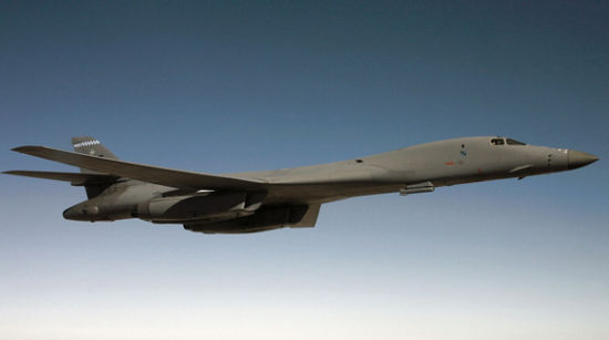 美國空軍B-1B戰略轟炸機（資料圖片）
