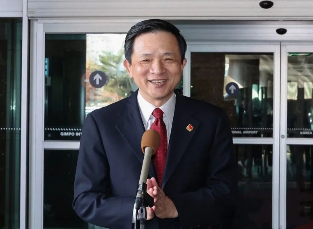 中國駐韓國新任大使戴兵抵韓履新