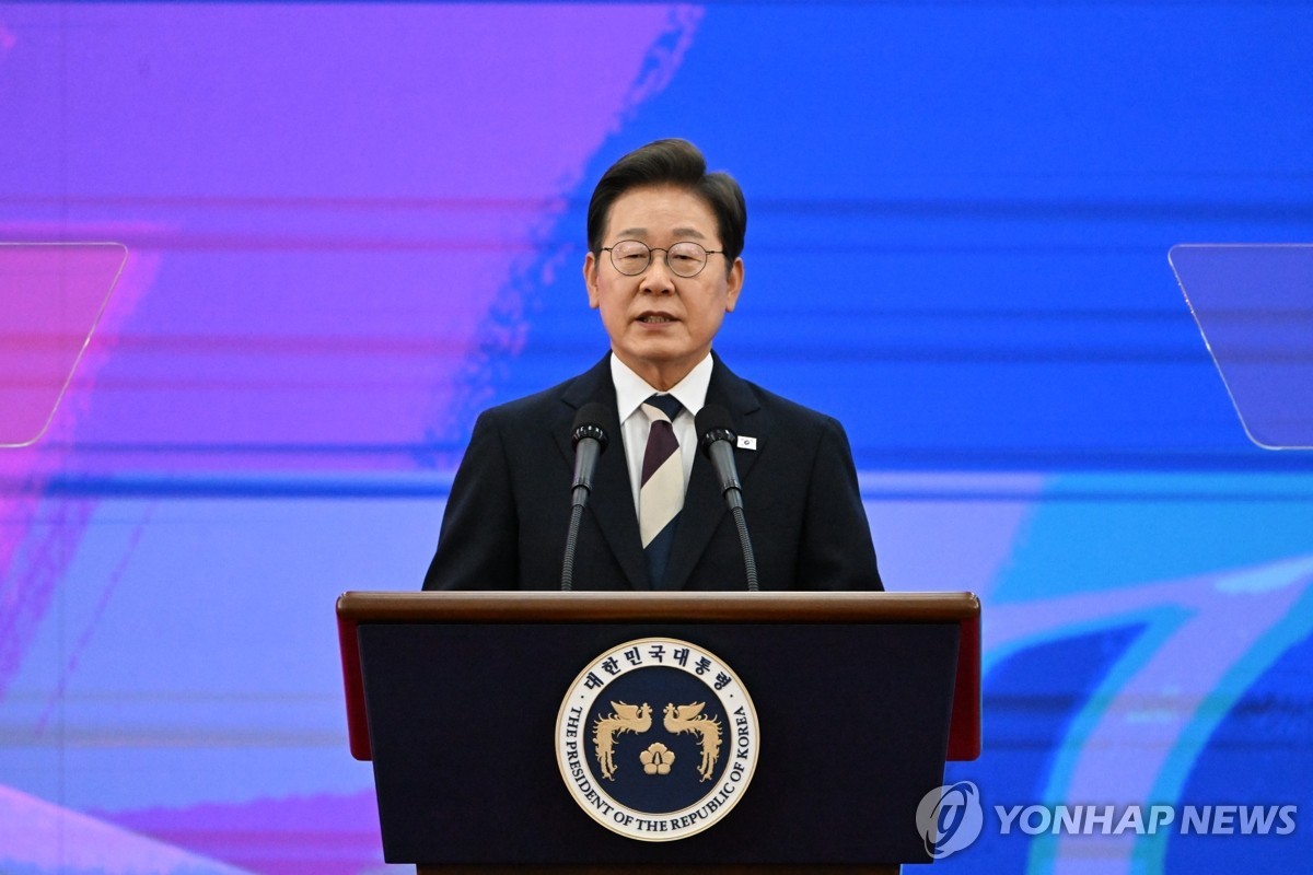韓國當選總統李在明宣誓就職