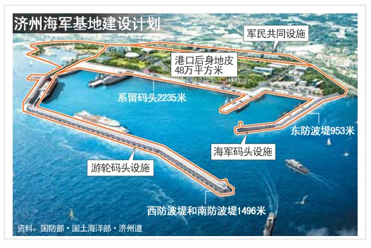 濟州海軍基地將成游輪樞紐港口