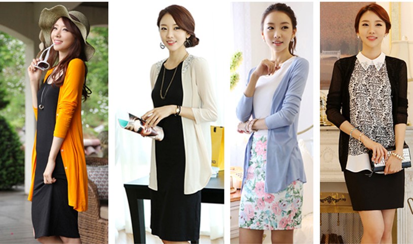 夏日雨季必需品——韓式長短開衫引領時尚潮流圖片來源：韓國網站www.styleonme.com