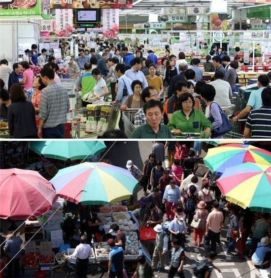 韓：中秋將至 市民購物忙韓聯社圖片