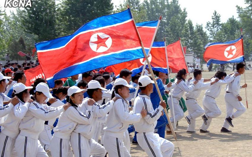 朝鮮人民舉辦文體活動歡慶五一勞動節(來源：朝中社)